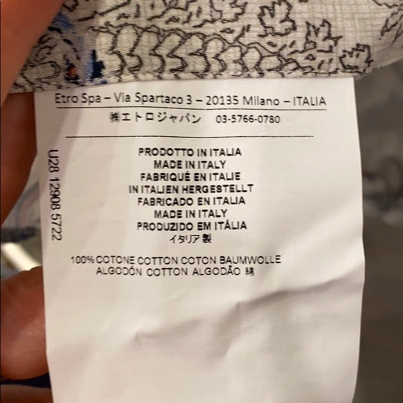 Etro men’s dress shirt size 41 - Picture 3 of 5